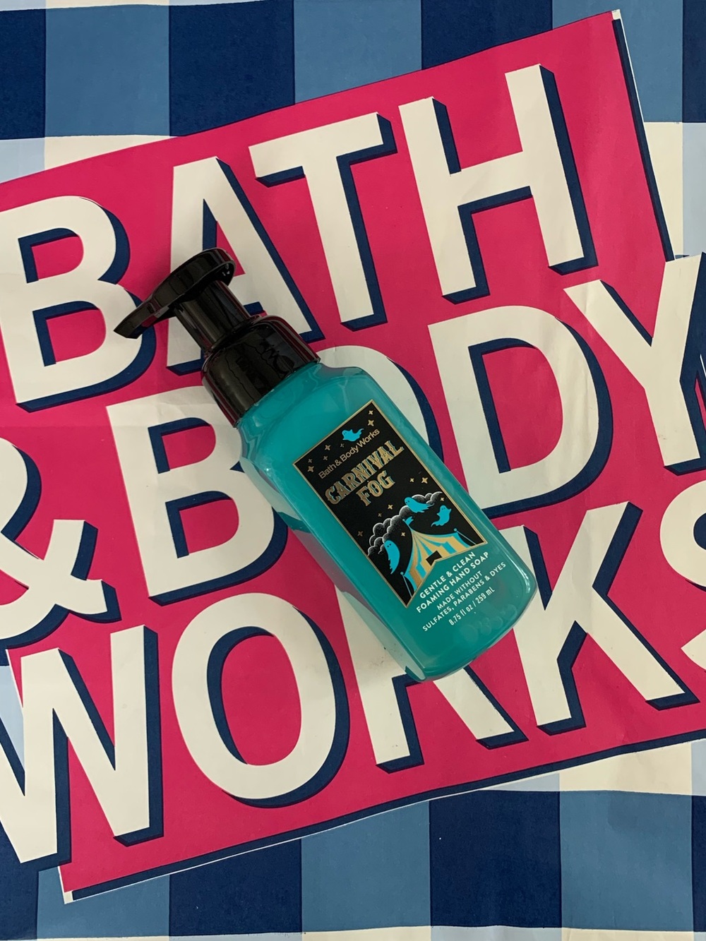 NWT Bath & Body Works Carnival Fog Foaming Hand Soap